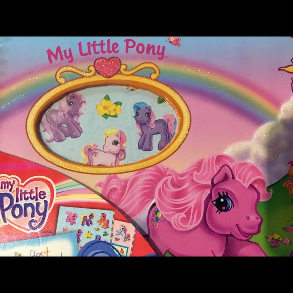 MY LITTLE PONY G3 NWT VTG 2004 Play Pad & Stamps NEW - Picture 6 of 8